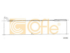 COFLE 10.062 akceleratoriaus trosas 
 Kuro mišinio formavimas -> Karbiuratorius, sistema -> Valdymo sąsajos/amortizatorius/kameros
111721555E