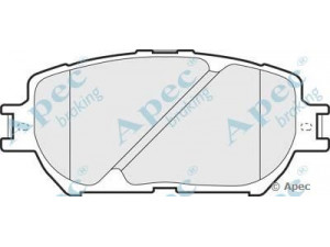 APEC braking PAD1290 stabdžių trinkelių rinkinys, diskinis stabdys 
 Techninės priežiūros dalys -> Papildomas remontas
04465-20260, 04465-33320, 0446533240