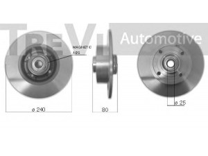 TREVI AUTOMOTIVE WB2268 rato guolio komplektas 
 Ašies montavimas/vairavimo mechanizmas/ratai -> Rato stebulė/montavimas -> Rato guolis
7701207823