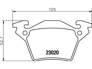 HELLA PAGID 8DB 355 008-641 stabdžių trinkelių rinkinys, diskinis stabdys 
 Techninės priežiūros dalys -> Papildomas remontas
0004214210, 0034200220, A0004214210
