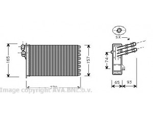 AVA QUALITY COOLING VW6173 šilumokaitis, salono šildymas 
 Šildymas / vėdinimas -> Šilumokaitis
1J1819031A, 1J1819031B, 1J1819031A