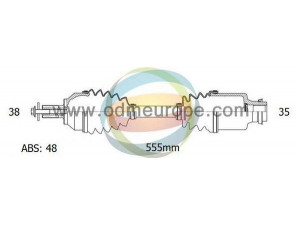 ODM-MULTIPARTS 18-212251 kardaninis velenas 
 Ratų pavara -> Kardaninis velenas
7M0407272A, 1020964, 1097313, 1097317