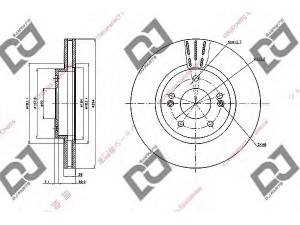 DJ PARTS BD1690 stabdžių diskas 
 Stabdžių sistema -> Diskinis stabdys -> Stabdžių diskas
51712-26100, 5171226100