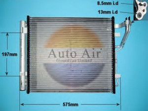 AUTO AIR GLOUCESTER 16-1075 kondensatorius, oro kondicionierius 
 Oro kondicionavimas -> Kondensatorius
976061H600