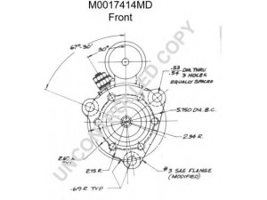PRESTOLITE ELECTRIC M0017414MD starteris