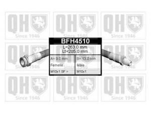 QUINTON HAZELL BFH4510 stabdžių žarnelė 
 Stabdžių sistema -> Stabdžių žarnelės
FBH 6089, 4816.27, 7 570 315, 4816.27