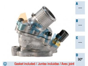 FAE 5352590 termostatas, aušinimo skystis 
 Aušinimo sistema -> Termostatas/tarpiklis -> Thermostat
274217, 30637217, 30637217-8, 30650022