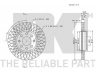 NK 312348 stabdžių diskas 
 Dviratė transporto priemonės -> Stabdžių sistema -> Stabdžių diskai / priedai
55700920, 55700921, 569065, 93197241