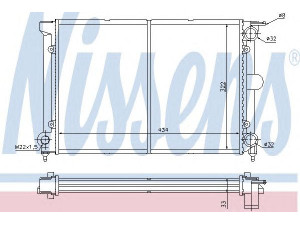 NISSENS 65195 radiatorius, variklio aušinimas 
 Aušinimo sistema -> Radiatorius/alyvos aušintuvas -> Radiatorius/dalys
191.121.253 D, 191.121.253 K, 191.121.253 L
