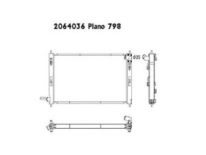 ORDONEZ 2064036 radiatorius, variklio aušinimas 
 Aušinimo sistema -> Radiatorius/alyvos aušintuvas -> Radiatorius/dalys
1330T0, 1330T2, 1330V1, 1330V6
