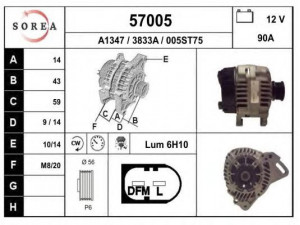 EAI 57005 kintamosios srovės generatorius