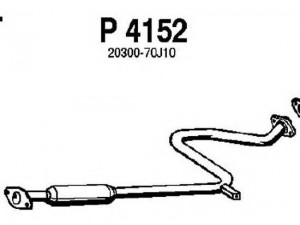 FENNO P4152 vidurinis duslintuvas 
 Išmetimo sistema -> Duslintuvas
20300-70J10