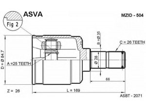 ASVA MZID-504 jungčių komplektas, kardaninis velenas 
 Ratų pavara -> Sujungimai/komplektas
G013-22-620, G013-22-620A, G013-22-620C