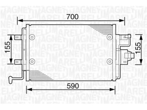 MAGNETI MARELLI 350203238000 kondensatorius, oro kondicionierius 
 Oro kondicionavimas -> Kondensatorius
1J0820411A, 1J0820411D, 1J0820413A