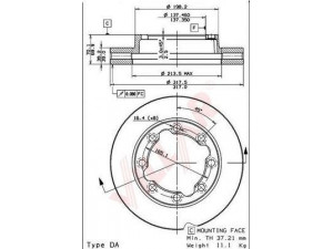 VILLAR 628.1962 stabdžių diskas
12549137