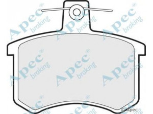 APEC braking PAD371 stabdžių trinkelių rinkinys, diskinis stabdys 
 Techninės priežiūros dalys -> Papildomas remontas