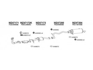 VENEPORTE 470090 išmetimo sistema 
 Išmetimo sistema -> Išmetimo sistema, visa