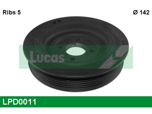 LUCAS ENGINE DRIVE LPD0011 skriemulys, alkūninis velenas 
 Diržinė pavara -> Dirželio skriemulys
0515.H3
