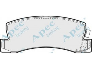 APEC braking PAD777 stabdžių trinkelių rinkinys, diskinis stabdys 
 Techninės priežiūros dalys -> Papildomas remontas
0449220040, 0449220050, 0449220051