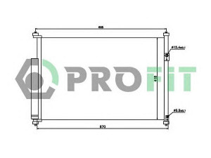 PROFIT PR 2022C1 kondensatorius, oro kondicionierius 
 Oro kondicionavimas -> Kondensatorius
9531064J00, 9531064J01, 9531064JA0000
