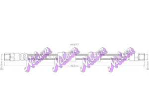 Brovex-Nelson H6877 stabdžių žarnelė 
 Stabdžių sistema -> Stabdžių žarnelės
251611775B, 291611775, 251611775B