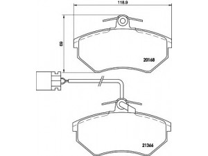 HELLA 8DB 355 017-971 stabdžių trinkelių rinkinys, diskinis stabdys 
 Techninės priežiūros dalys -> Papildomas remontas
357698151C, 357698151F, 357698151C