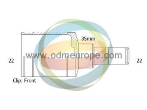 ODM-MULTIPARTS 14-236040 jungčių komplektas, kardaninis velenas 
 Ratų pavara -> Sujungimai/komplektas
0374013, 374013, 374027, 90095159