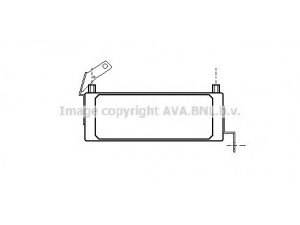 AVA QUALITY COOLING FT3118 alyvos aušintuvas, automatinė transmisija 
 Transmisija -> Automatinė pavarų dėžė -> Radiatorius
7544021, 7661978