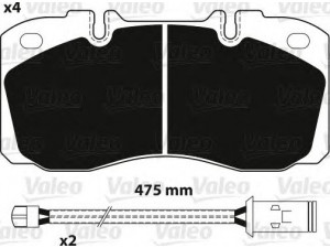 VALEO 882233 stabdžių trinkelių rinkinys, diskinis stabdys 
 Techninės priežiūros dalys -> Papildomas remontas
1906298, 1906416