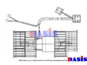 AKS DASIS 740449N vidaus pūtiklis 
 Šildymas / vėdinimas -> Orpūtė/dalys
1078300208, A1078300208