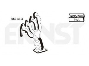 ERNST 650434 kolektorius, išmetimo sistema 
 Išmetimo sistema -> Kolektorius
9 13 5068, 9 20 7904, 9 43 4227