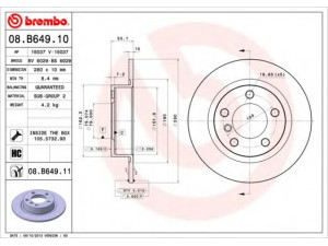 BRECO BS 6029 stabdžių diskas 
 Dviratė transporto priemonės -> Stabdžių sistema -> Stabdžių diskai / priedai
34209804830, 34219811539