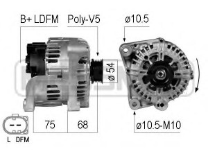 MESSMER 210736 kintamosios srovės generatorius 
 Elektros įranga -> Kint. sr. generatorius/dalys -> Kintamosios srovės generatorius
YLE 000070, YLE 500170, YLE 000070