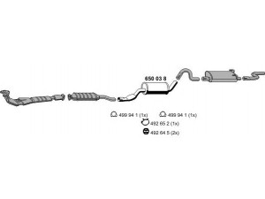 ERNST 210086 išmetimo sistema 
 Išmetimo sistema -> Išmetimo sistema, visa