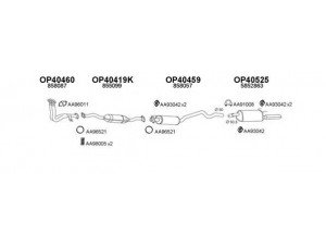 VENEPORTE 400057 išmetimo sistema 
 Išmetimo sistema -> Išmetimo sistema, visa