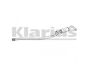 KLARIUS 270083 vidurinis duslintuvas 
 Išmetimo sistema -> Duslintuvas
1655809, 5028015