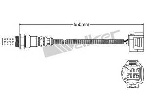 WALKER PRODUCTS 250-241062 lambda jutiklis
1588A037