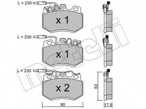 METELLI 22-0049-0 stabdžių trinkelių rinkinys, diskinis stabdys 
 Techninės priežiūros dalys -> Papildomas remontas
4250.37, 95616818, 95647733, 95661871