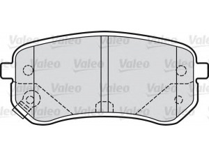 VALEO 598706 stabdžių trinkelių rinkinys, diskinis stabdys 
 Techninės priežiūros dalys -> Papildomas remontas
58302-0XA00, 583020XA00, 58302-07-A00