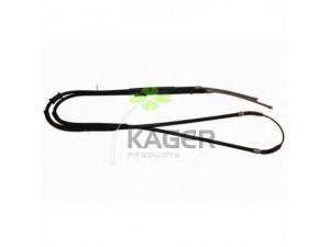KAGER 19-0604 trosas, stovėjimo stabdys 
 Stabdžių sistema -> Valdymo svirtys/trosai
7739156