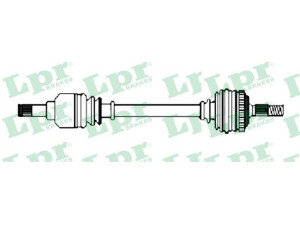 LPR DS52433 kardaninis velenas 
 Ratų pavara -> Kardaninis velenas
8200452269, 8200776538, 8200452269