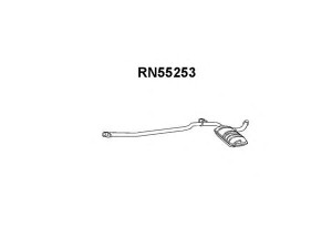 VENEPORTE RN55253 priekinis duslintuvas 
 Išmetimo sistema -> Duslintuvas
7700767074, 7700767174, 7701470076