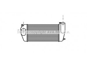AVA QUALITY COOLING FT4110 tarpinis suslėgto oro aušintuvas, kompresorius 
 Variklis -> Oro tiekimas -> Įkrovos agregatas (turbo/superįkrova) -> Tarpinis suslėgto oro aušintuvas
82431287, 82431287