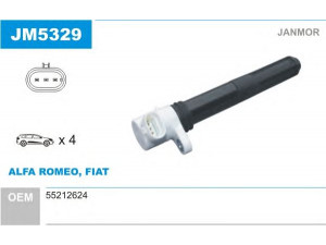 JANMOR JM5329 ritė, uždegimas 
 Kibirkšties / kaitinamasis uždegimas -> Uždegimo ritė
55212624, 55212624