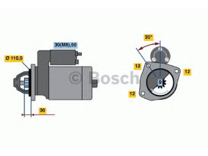 BOSCH 0 001 218 703 starteris 
 Elektros įranga -> Starterio sistema -> Starteris