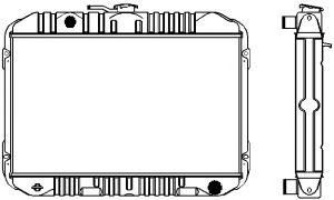 SAKURA  Automotive 1341-0302 radiatorius, variklio aušinimas