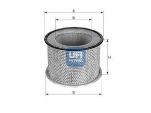 UFI 27.052.00 oro filtras 
 Techninės priežiūros dalys -> Techninės priežiūros intervalai
360224, 362264, 475230, 475230-9