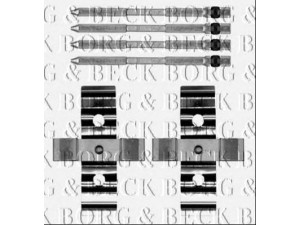 BORG & BECK BBK1527 priedų komplektas, diskinių stabdžių trinkelės 
 Stabdžių sistema -> Diskinis stabdys -> Stabdžių dalys/priedai