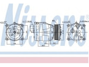 NISSENS 89048 kompresorius, oro kondicionierius 
 Oro kondicionavimas -> Kompresorius/dalys
1H0.820.803 J