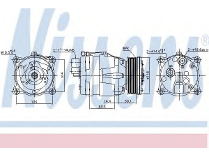 NISSENS 89048 kompresorius, oro kondicionierius 
 Oro kondicionavimas -> Kompresorius/dalys
1H0.820.803 J